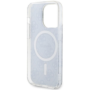 Оригинален гръб GUESS IML 4G MagSafe - iPhone 15 Pro син - Img 7