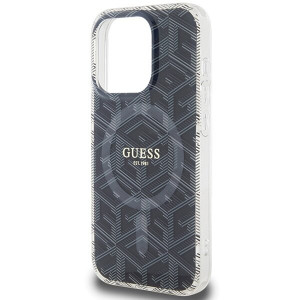 Оригинален гръб GUESS IML GCube MagSafe - iPhone 15 Pro черен - Img 6