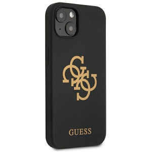 Оригинален гръб GUESS Silicone 4G Logo GUHCP13SLS4GGBK - iPhone 13 mini черен - Img 4