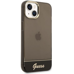 Оригинален гръб GUESS Translucent GUHCP14MHGCOK - iPhone 14 Plus черен - Img 4
