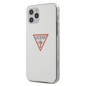 Оригинален гръб GUESS Triangle GUHCP12MPCUCTLWH - iPhone 12 Pro Max бял