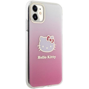 Оригинален гръб Hello Kitty IML Gradient Electrop Kitty Head - iPhone 11 розов - Img 4