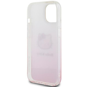 Оригинален гръб Hello Kitty IML Gradient Electrop Kitty Head - iPhone 15 розов - Img 7