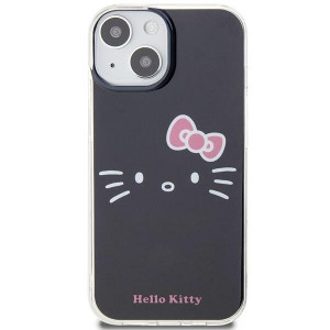 Оригинален гръб Hello Kitty IML Kitty Face - iPhone 15 черен - Img 3