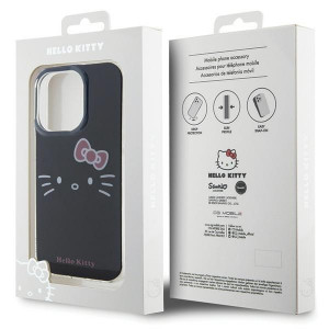 Оригинален гръб Hello Kitty IML Kitty Face - iPhone 15 Pro черен - Img 8