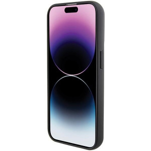 Оригинален гръб KARL LAGERFELD Gripstand Saffiano Choupette Pins - iPhone 15 Pro черен - Img 6