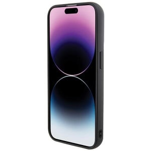 Оригинален гръб KARL LAGERFELD Gripstand Saffiano Karl & Choupette Pins - iPhone 14 Pro черен - Img 5