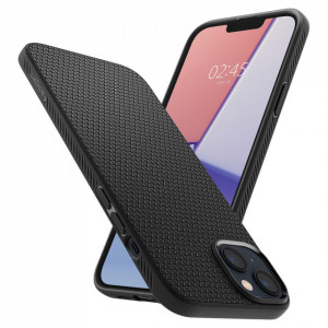 Оригинален гръб SPIGEN Liquid Air - iPhone 14 черен мат - Img 9