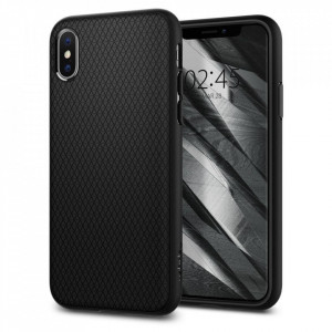 Оригинален гръб SPIGEN Liquid Air - iPhone X / XS черен мат - Img 9