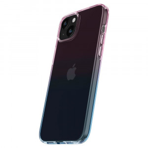 Оригинален гръб SPIGEN Liquid Crystal - iPhone 15 Gradation розов - Img 6