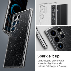 Оригинален гръб SPIGEN Liquid Crystal - Samsung Galaxy S24 Ultra прозрачен с блясък - Img 5