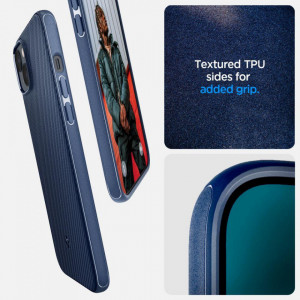 Оригинален гръб SPIGEN Mag Armor MagSafe - iPhone 14 Plus син - Img 8