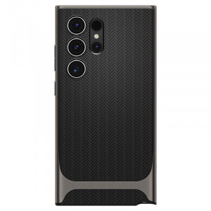 Оригинален гръб SPIGEN Neo Hybrid - Samsung Galaxy S24 Ultra металносив - Img 10