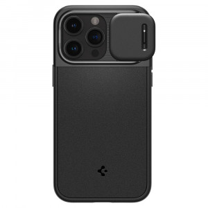 Оригинален гръб SPIGEN Optik Armor MagSafe - iPhone 15 Pro черен - Img 1