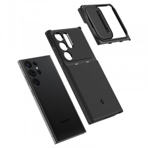 Оригинален гръб SPIGEN Optik Armor - Samsung Galaxy S23 Ultra черен - Img 17