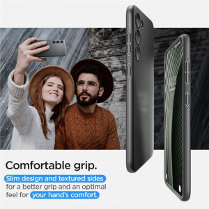 Оригинален гръб SPIGEN Thin Fit - Samsung Galaxy S23 черен - Img 9
