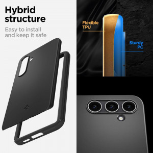 Оригинален гръб SPIGEN Thin Fit - Samsung Galaxy S23 FE черен - Img 13
