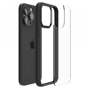 Оригинален гръб SPIGEN Ultra Hybrid - iPhone 15 Pro Max черен мат - Img 8