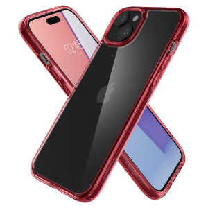 Оригинален гръб SPIGEN Ultra Hybrid - iPhone 15 Red Crystal - Img 8