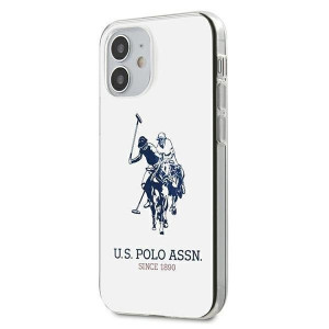Оригинален гръб US POLO Shiny Big Logo USHCP12STPUHRWH - iPhone 12 mini бял - Img 2