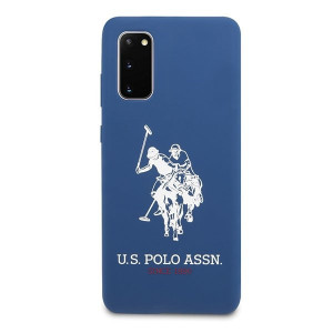 Оригинален гръб US POLO Silicone USHCS62SLHRNV - Samsung Galaxy S20 / S20 5G тъмносив - Img 5