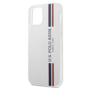Оригинален гръб US POLO Tricolor USHCP12SPCUSSWH - iPhone 12 mini бял - Img 8