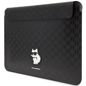 Оригинален калъф за лаптоп KARL LAGERFELD Saffiano Monogram Choupette KLCS16SAKHPCK 16" черен - Img 2