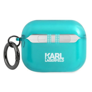 Оригинален калъф за слушалки Karl LAGERFELD Choupette KLAPUCHFL - AirPods Pro син - Img 2
