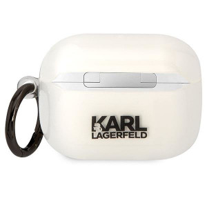 Оригинален калъф за слушалки Karl LAGERFELD Karl's Head KLAPHNIKTCT - AirPods Pro прозрачен - Img 2