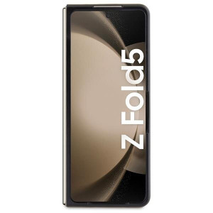 Оригинален калъф от естествена и еко кожа BMW Leather Carbon - Samsung Galaxy Z Fold5 черен - Img 4