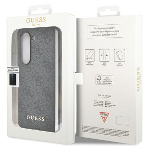Оригинален калъф GUESS 4G Charms GUHCZFD5GF4GGR F946 Z Fold5 сив - Img 5