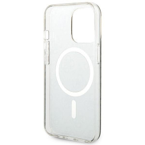 Оригинален комплект GUESS 4G Print (гръб + зарядно) MagSafe GUBPP13XH4EACSW - iPhone 13 Pro Max кафяв - Img 7