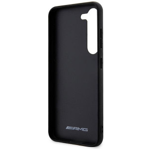 Оригинален твърд гръб AMG Carbon Stripe & Embossed AMHCS23SBLSCA - Samsung Galaxy S23 черен - Img 7