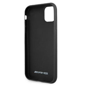 Оригинален твърд гръб AMG Leather Hot Stamped AMHCN61DOLBK - iPhone 11 черен - Img 7