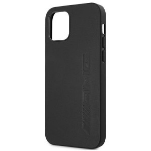 Оригинален твърд гръб AMG Leather Hot Stamped AMHCP12LDOLBK - iPhone 12 Pro Max черен - Img 6