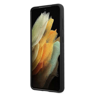 Оригинален твърд гръб BMW Silicone M BMHCS21MMSILBK - Samsung Galaxy S21+ 5G черен - Img 5
