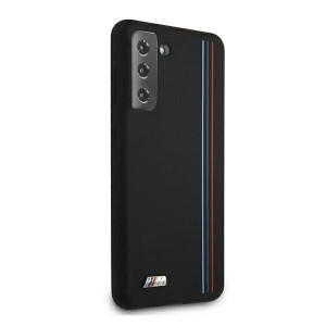 Оригинален твърд гръб BMW Stripes M BMHCS21MSIVTBK - Samsung Galaxy S21+ 5G черен - Img 4