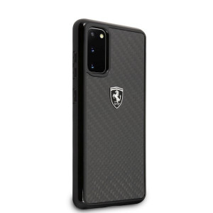 Оригинален твърд гръб FERRARI Carbon Heritage FEHCAHCS62BK - Samsung Galaxy S20 / S20 5G черен - Img 3