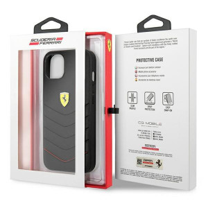 Оригинален твърд гръб FERRARI Off Track Quilted FEHCP13SRQUK - iPhone 13 mini черен - Img 8