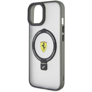 Оригинален твърд гръб FERRARI Ring Stand 2023 MagSafe - iPhone 15 Plus / 14 Plus прозрачен - Img 6
