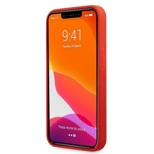 Оригинален твърд гръб FERRARI Silicone FESSIHCP13XRE - iPhone 13 Pro Max червен - Img 5