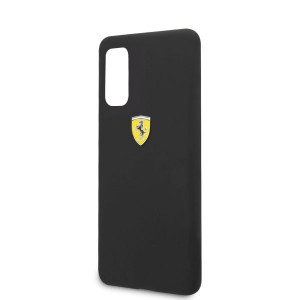 Оригинален твърд гръб FERRARI Silicone FESSIHCS62BK - Samsung Galaxy S20 / S20 5G черен - Img 5