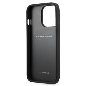 Оригинален твърд гръб FERRARI Track Carbon Stripe FESAXHCP13XRE - iPhone 13 Pro Max червен - Img 7