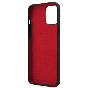 Оригинален твърд гръб FERRARI Track Silicone FESSIHCP12LBK - iPhone 12 Pro Max черен - Img 7