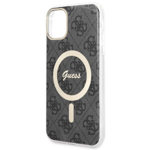 Оригинален твърд гръб GUESS 4G GUHMN61H4STK - iPhone 11 черен - Img 5