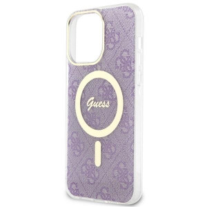 Оригинален твърд гръб GUESS 4G GUHMP14XH4STU - iPhone 14 Pro Max лилав - Img 6