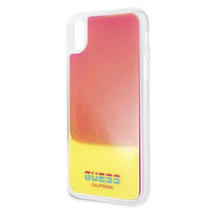 Оригинален твърд гръб GUESS California Glow in the dark GUHCPXGLCPI - iPhone X / XS розов - Img 3
