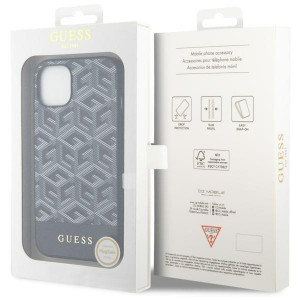 Оригинален твърд гръб GUESS GCube Stripes MagSafe GUHMP14SHGCFSEK - iPhone 14 черен - Img 8