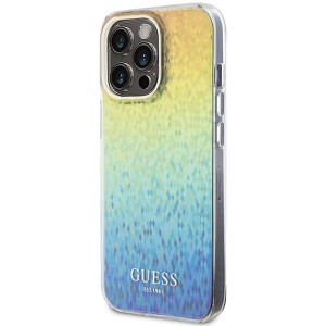Оригинален твърд гръб GUESS IML Faceted Mirror Disco Iridescent - iPhone 15 Pro Max многоцветен - Img 2