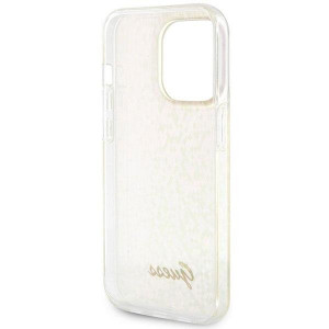 Оригинален твърд гръб GUESS IML Faceted Mirror Disco Iridescent GUHCP15XHDECMP - iPhone 15 Pro Max розов - Img 7
